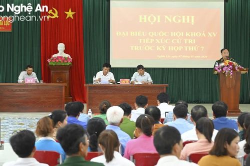 Cử tri huyện Nghĩa Đàn kiến nghị bố trí ngân sách nạo vét lòng hồ, đảm bảo trữ nước để phục vụ sản xuất