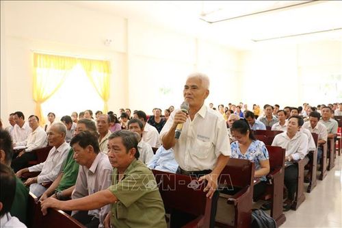 Cử tri Bến Tre quan tâm các vấn đề liên quan đến hạn mặn, nước sạch