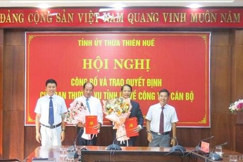 Huế: Giám đốc Sở Nội vụ kiêm nhiệm thêm Phó Trưởng ban Tổ chức Tỉnh ủy