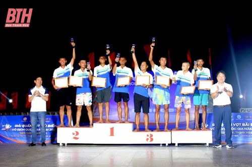Thanh Hóa nhất toàn đoàn tại Giải Quần vợt bãi biển vô địch quốc gia 2024
