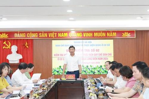 Phát huy dân chủ để tạo đồng thuận trong thực hiện các nhiệm vụ của quận Long Biên và thành phố