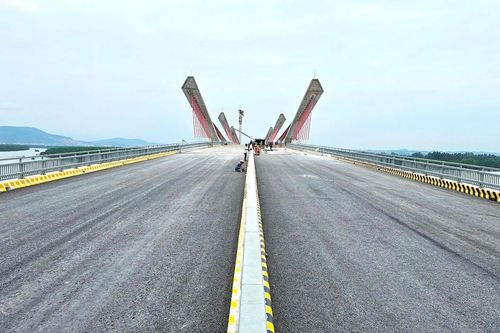 Ngắm cầu gần 2000 tỷ đồng nối Hải Phòng và Quảng Ninh trước ngày thông xe