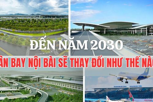Đến năm 2030, sân bay Nội Bài sẽ thay đổi như thế nào?