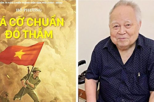 Ra sách 'Lá cờ chuẩn đỏ thắm' của Hồ Phương: Như những thước phim tư liệu đẹp về Điện Biên Phủ