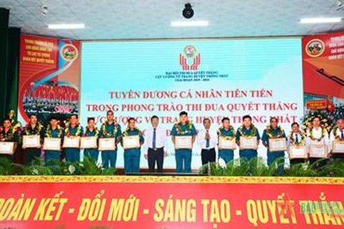 Lực lượng vũ trang huyện Thống Nhất sáng tạo, đổi mới trong phong trào thi đua