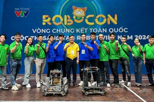 Đội Robocon - HIEC lần đầu vào vòng chung kết Robot Việt Nam