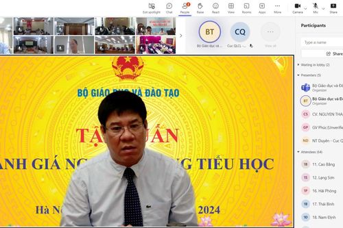 Bộ GD&ĐT tập huấn toàn quốc đánh giá ngoài trường tiểu học