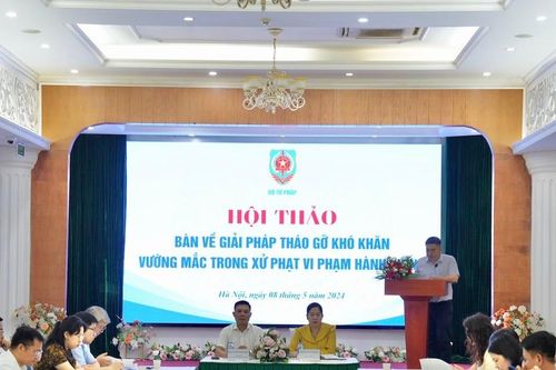 Tập trung tháo gỡ khó khăn, vướng mắc trong xử phạt vi phạm hành chính