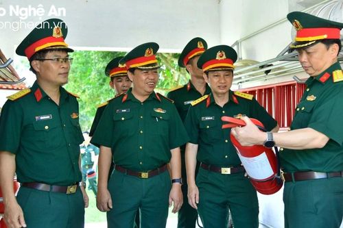 Bộ Tham mưu, Tổng cục Kỹ thuật Bộ Quốc phòng thanh tra công tác an toàn vệ sinh lao động tại Nghệ An