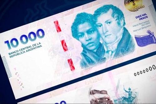 Argentina đưa vào lưu hành tờ tiền 10.000 peso mới