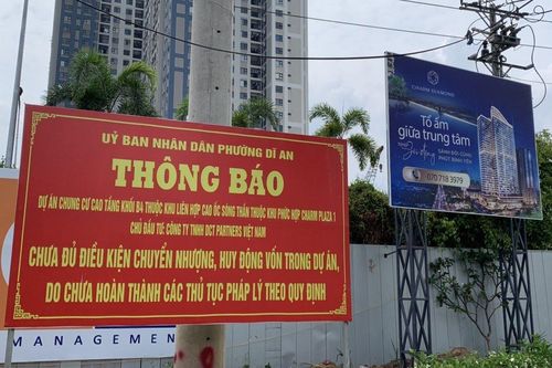 Nhiều biển cảnh báo pháp lý dự án bị 'đánh cắp'