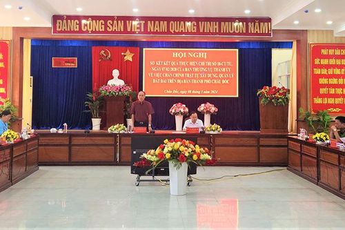 TP. Châu Đốc tăng cường chấn chỉnh trật tự xây dựng, quản lý đất đai