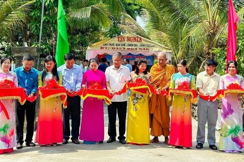 Tri Tôn đưa tuyến đường kênh Sà Lôn vào sử dụng