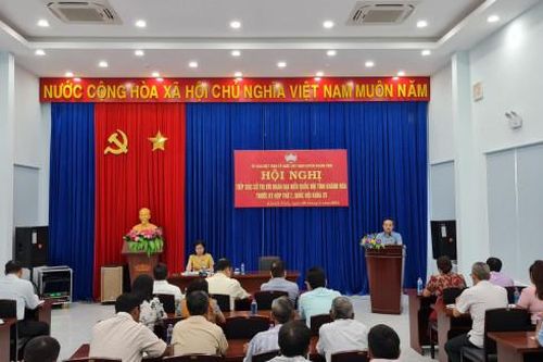 Đại biểu Quốc hội tỉnh Khánh Hòa tiếp xúc cử tri huyện Khánh Vĩnh