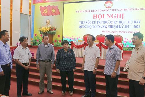 Tiếp xúc cử tri trước Kỳ họp thứ Bảy, Quốc hội khóa XV