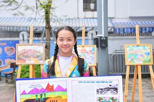 Cô học trò dân tộc Mông giành giải Nhất cuộc thi 'Hành trình mùa xuân lên rừng, xuống biển'