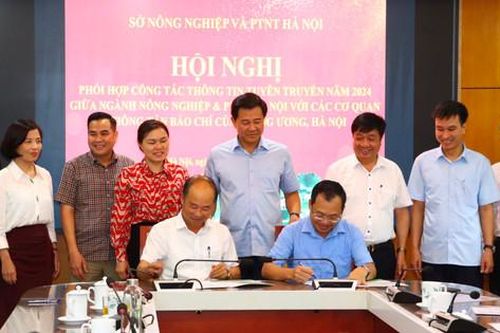 Ngành Nông nghiệp Hà Nội phối hợp công tác thông tin tuyên truyền với 4 cơ quan báo chí
