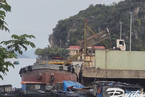 TP Cẩm Phả vào cuộc xác minh đoàn xe tải chở đất trên đường bao biển