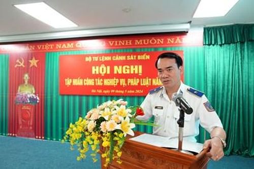 Cảnh sát biển Việt Nam tập huấn công tác nghiệp vụ, pháp luật năm 2024