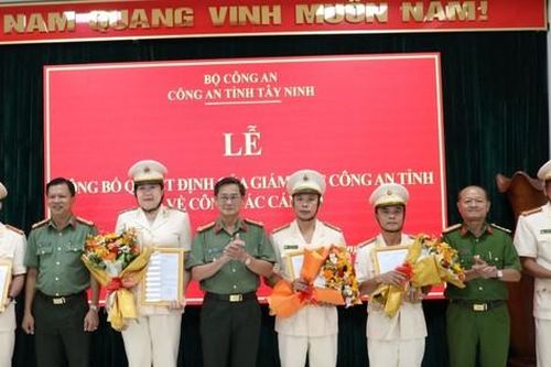 Bản tin 8H: Công an tỉnh Tây Ninh điều động, bổ nhiệm cán bộ