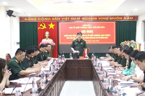 Triển khai công tác chuẩn bị tổ chức chương trình phổ biến giáo dục pháp luật