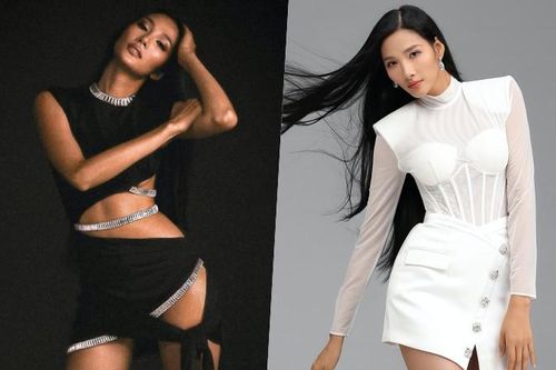 Á hậu Hoàng Thùy biến hóa từ nhu mì đến sexy