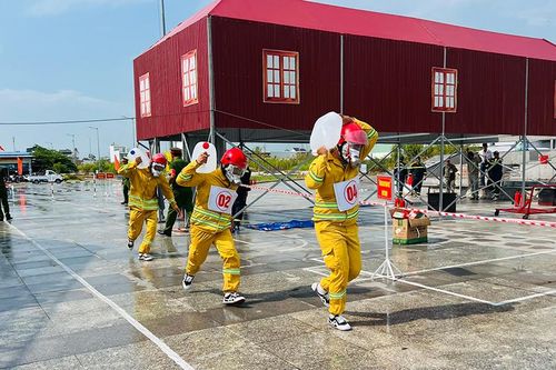 Phường Mỹ Xuyên đoạt giải nhất Hội thi Nghiệp vụ chữa cháy và cứu nạn cứu hộ Tổ Liên gia an toàn PCCC năm 2024