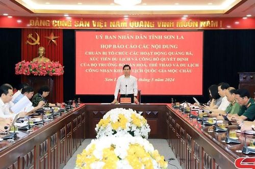Đảm bảo các điều kiện tổ chức Lễ công bố quyết định công nhận Khu du lịch quốc gia Mộc Châu