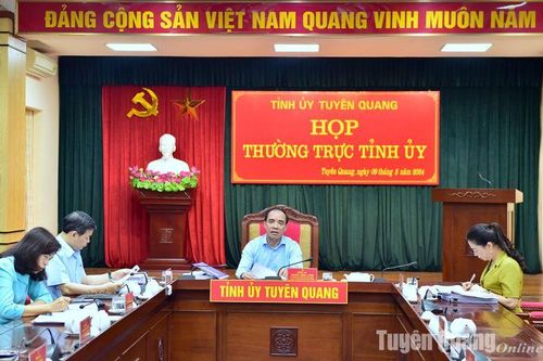 Thường trực Tỉnh ủy cho ý kiến vào một số chủ trương phát triển kinh tế - xã hội