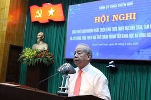 Xây dựng Thừa Thiên Huế trở thành Trung tâm Khoa học & Công nghệ của cả nước