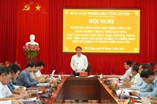 Phấn đấu giảm tỷ lệ hộ nghèo xuống dưới 1,9 %
