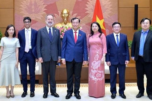 Chủ nhiệm Ủy ban Quốc phòng và An ninh Lê Tấn Tới tiếp Đại sứ Italia