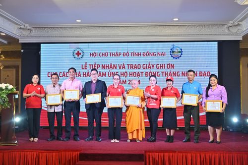 Vedan Việt Nam hưởng ứng 'Tháng nhân đạo' tại Đồng Nai