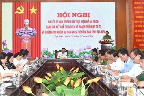 Kết nối dữ liệu dân cư với dữ liệu hộ tịch, thực hiện hiệu quả Đề án 06 ở Bạc Liêu