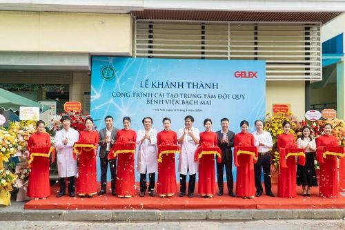 Tập đoàn GELEX tài trợ Bệnh viện Bạch Mai tăng giường, phòng cứu bệnh nhân đột quỵ