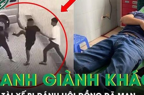 Tài xế bị đánh hội đồng dã man tại cây xăng do mâu thuẫn tranh giành khách