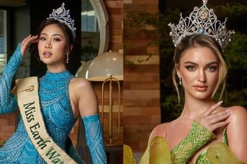 Xuất hiện cùng Top 4 Miss Earth, trang phục của Lan Anh nhận ý kiến trái chiều