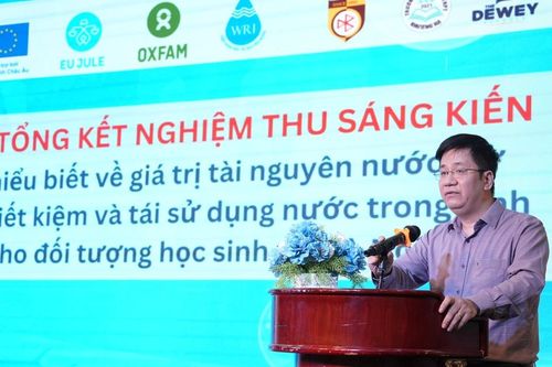 Nâng cao nhận thức về tài nguyên nước cho học sinh Hà Nội