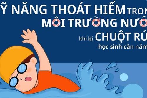 Kỹ năng phòng tránh đuối nước do bị chuột rút khi bơi lội học sinh cần nắm rõ
