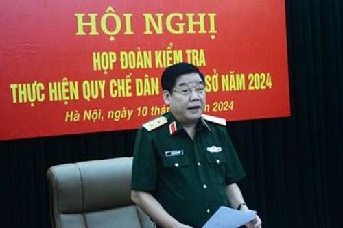 Họp Đoàn kiểm tra thực hiện Quy chế dân chủ cơ sở năm 2024
