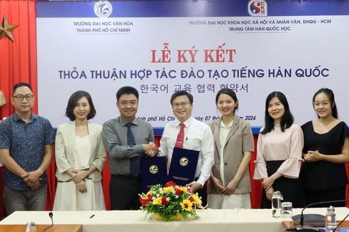 Ký kết thỏa thuận hợp tác đào tạo tiếng Hàn tại TPHCM