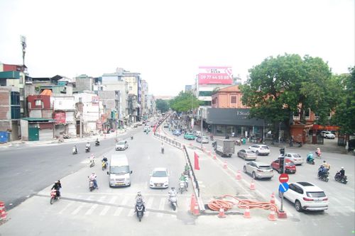 Hà Nội: Nút giao Chùa Bộc – Thái Hà thay màu áo mới