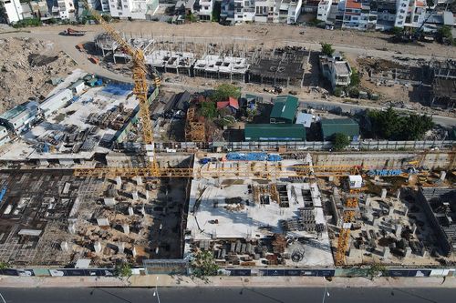 Toàn cảnh Khu dân cư Cồn Tân Lập ở Nha Trang bị công an yêu cầu cung cấp hồ sơ