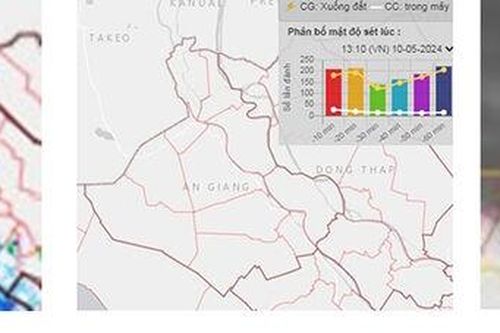 Cảnh báo mưa giông chiều thứ sáu