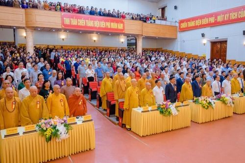 Long trọng Lễ kỷ niệm 10 năm thành lập GHPGVN tỉnh Điện Biên tại Trung tâm Hội nghị tỉnh