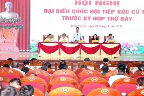 Vĩnh Phúc: Đoàn Đại biểu Quốc hội tiếp xúc cử tri huyện Bình Xuyên trước Kỳ họp thứ 7, Quốc hội khóa XV