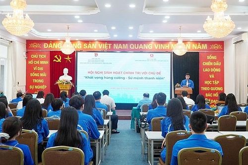 Hội nghị sinh hoạt chính trị chủ đề 'Khát vọng hùng cường – Sứ mệnh thanh niên'