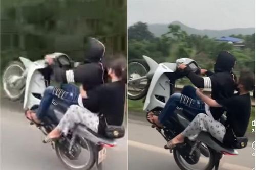 Khởi tố nhóm thanh niên đi xe máy 'bốc đầu' trên đường Thái Nguyên - Chợ Mới