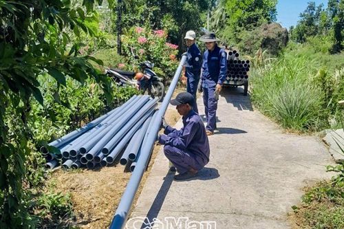 Khẩn trương hoàn thành dự án cấp nước