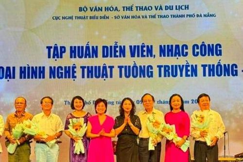 Tập huấn nâng cao cho diễn viên, nhạc công nghệ thuật tuồng truyền thống
